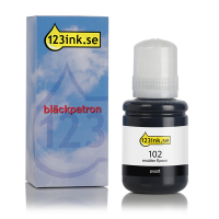 Epson 102 (C13T03R140) svart bläckrefill (varumärket 123ink) C13T03R140C 027171