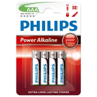 Philips Power Alkaline LR03 Micro AAA batteri 4-pack $$ LR03P4B/10 098302