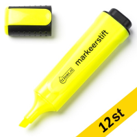 Överstrykningspenna 123ink | gul | 12st  300388