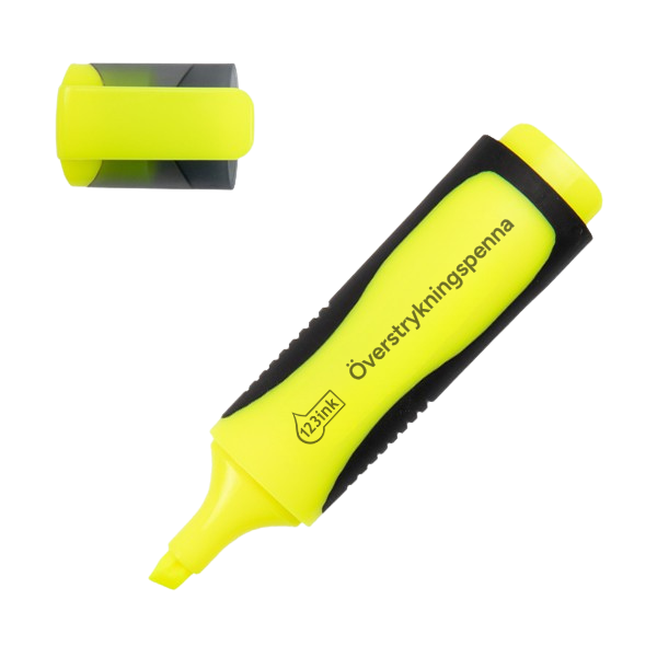 Överstrykningspenna 123ink | gul 300016 - 1