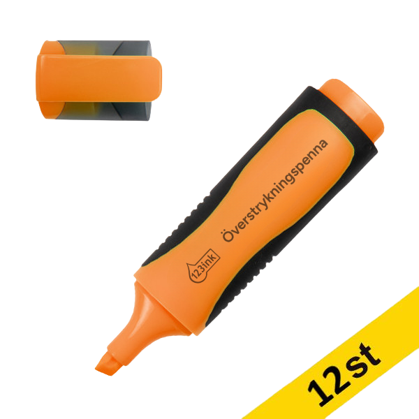 Överstrykningspenna 123ink | orange | 12st 300391 - 1