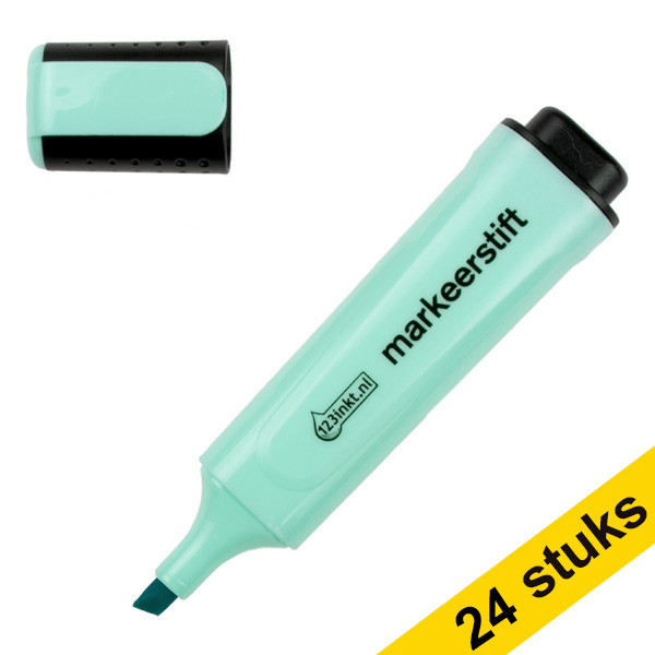 Överstrykningspenna 123ink | pastellblå | 24st  301362 - 1