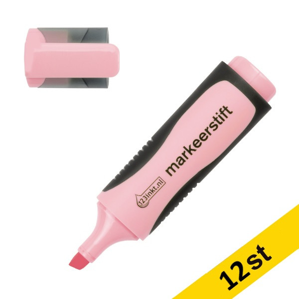 Överstrykningspenna 123ink | pastellrosa | 12st 300496 - 1