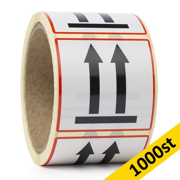 ​​​​​​​Varningsetiketter "THIS SIDE UP" | 123ink | 1,000st 035230 - 1