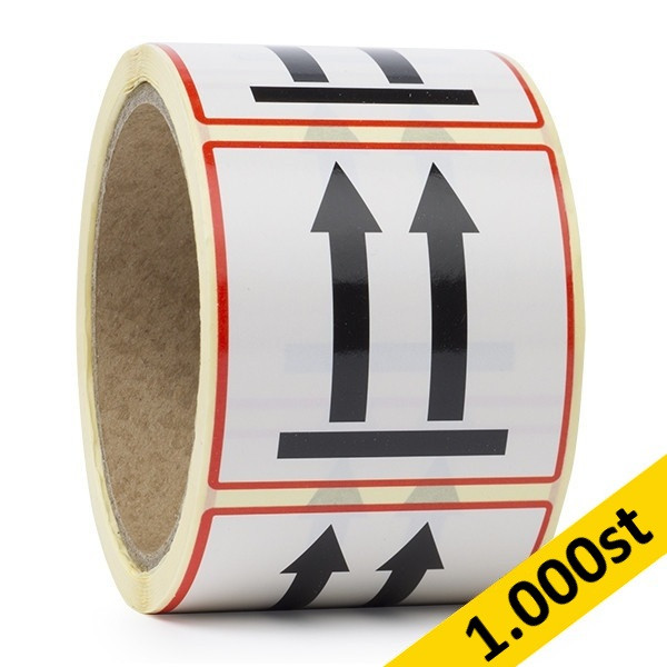 ​​​​​​​Varningsetiketter "THIS SIDE UP" | 123ink | 1,000st 035230 - 1