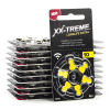 Hörapparatsbatterier 10 gul | XX-TREME Longlife Extra 120st A1200022 - 1