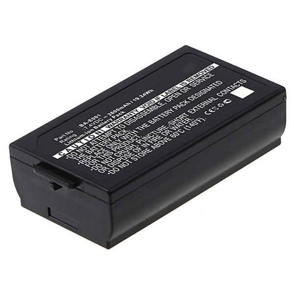 123ink BA-E001 uppladdningsbart batteri 2600 mAh BA-E001C ABR00031 - 1