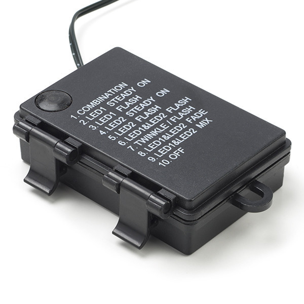 123ink Batteridriven istappsslinga | extra varmvit & varmvit | 4m | 180 lampor LDR07191 - 6