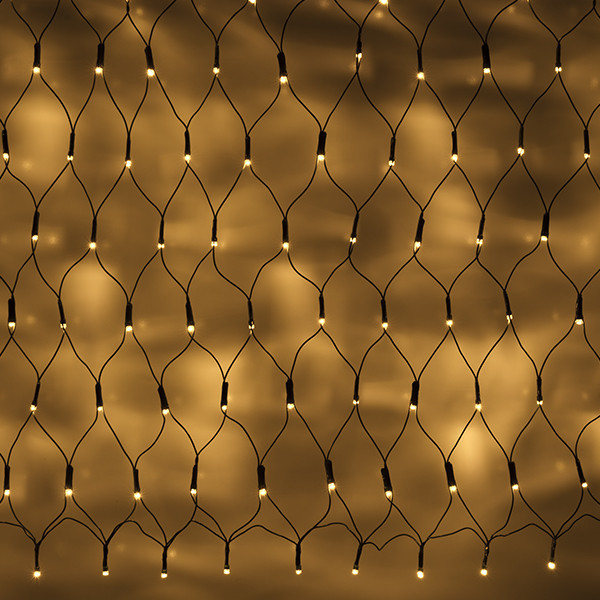 123ink Batteridrivet ljusnät | extra varmvit & varmvit | 1.20m x 0.6m | 144 lampor LDR07192 - 2