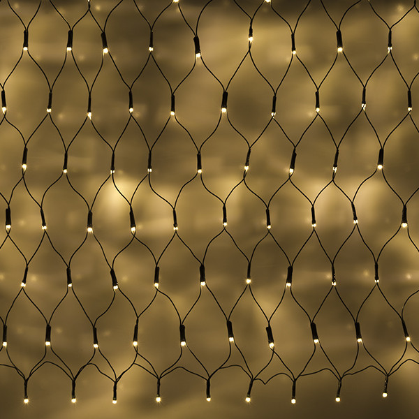 123ink Batteridrivet ljusnät | extra varmvit & varmvit | 1.20m x 0.6m | 144 lampor LDR07192 - 3