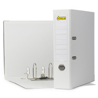 123ink EU Pärm A4 | 80mm | plast | vit 300109