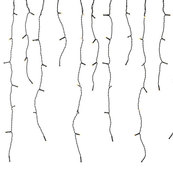 123ink Länkbar istappsslinga | extra varmvit & varmvit | 3.1m | 160 lampor  LDR07140 - 4