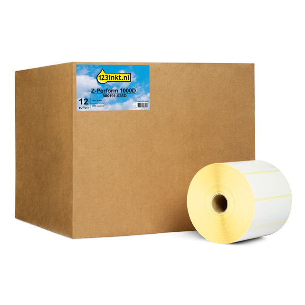 123ink LM330d 1000D | 102x38mm | universaletiketter | 12st 089425 - 1