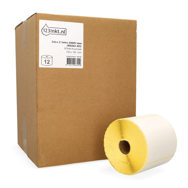123ink LM330d 2000D | 102x102mm | lageretiketter | 12st 089411 - 1