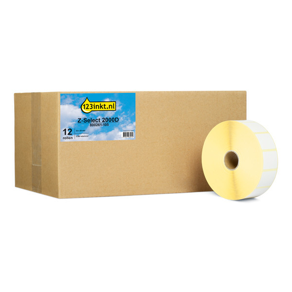123ink LM330d 2000D | 32x25mm | lageretiketter | 12st 089417 - 1