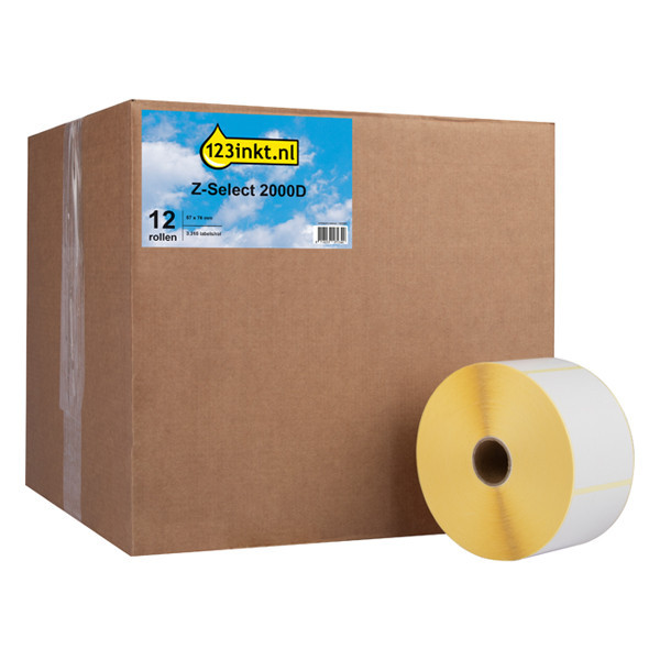123ink LM330d 2000D | 57x76mm | universaletiketter | 12st 089431 - 1