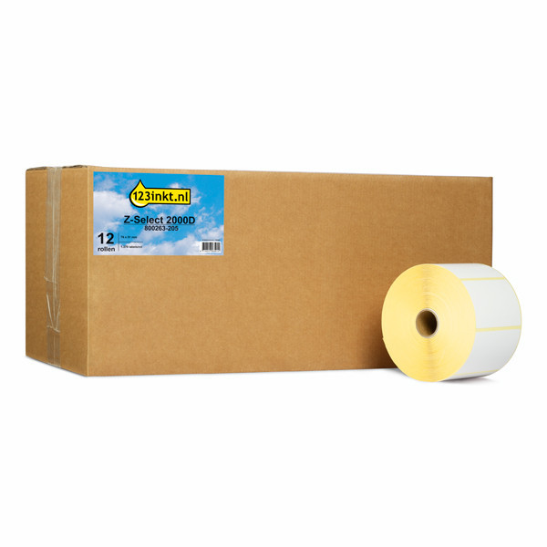 123ink LM330d 2000D | 76x51mm | lageretiketter | 12st 089427 - 1