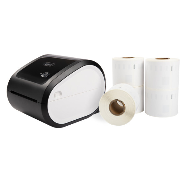 123ink LW650XL PRO etikettskrivare + 5 stora multifunktionella etiketter [11,5kg] 302435 - 1