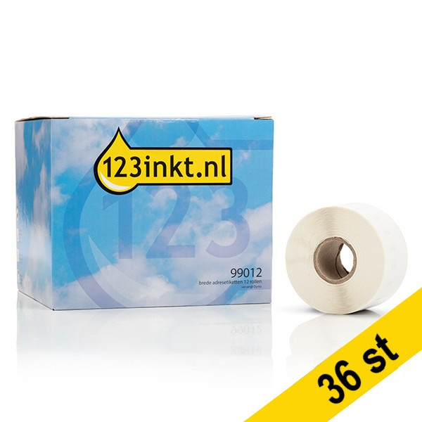 123ink LW650 2093093 | 99012 | breda adressetiketter | 12st x3 2093093C 650760 - 1