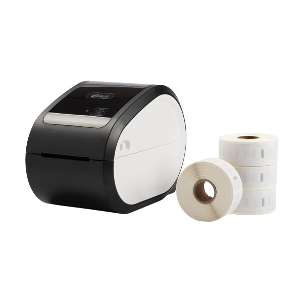 123ink LW650 etikettskrivare + 4 rullar stora returadressetiketter 301789 - 1