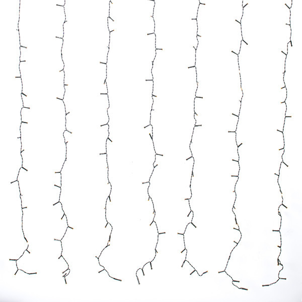 123ink Ljusgardin | extra varmvit & varmvit | 2.25m x 1.5m | 240 lampor LDR07013 - 4