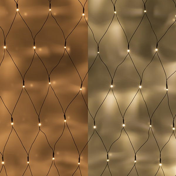 123ink Ljusnät | extra varmvit & varmvit | 2 x 1.4m | 252 lampor LDR07302 - 1