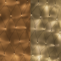 123ink Ljusnät | extra varmvit & varmvit | 5m x 0.8m | 240 lampor LDR07303