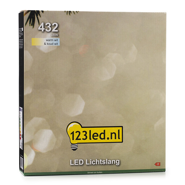 123ink Ljusslang | kallvit & varmvit | 18m | 432 lampor LDR07315 - 8