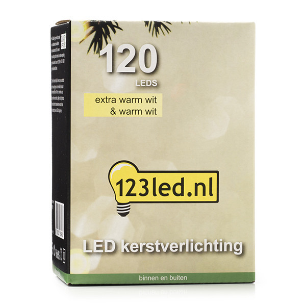 123ink Ljusslinga | extra varmvit & varmvit | 12m | 120 lampor LDR07002 - 8