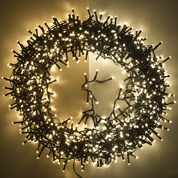 123ink Micro Klusterslinga | extra varmvit & varmvit | 23m | 1000 lampor LDR07134 - 1