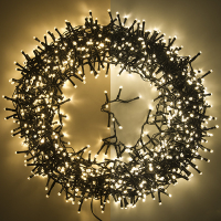 123ink Micro Klusterslinga | extra varmvit & varmvit | 23m | 1000 lampor LDR07134