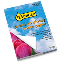 123ink Premium glossy photo paper 260g, A4 (50 ark)  064121