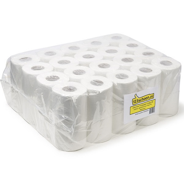 123ink Toalettpapper 2-lagers lämplig för Tork T4-dispenser | 40st rullar⭐ SDR02078 - 1