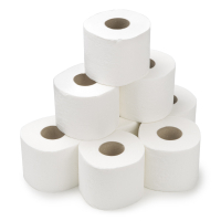 123ink Toalettpapper 4-lagers lämplig för Tork T4-dispenser | 8st rullar 110405 110405c SDR02002