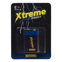 123ink Xtreme Power 6FR61 9V E-Block batteri 6FR61 6FR61LB1A/10C CR-V9 GPCRV9C ADR00059