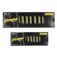 123ink Xtreme Power AA + AAA batterier | 24-pack x2 121122