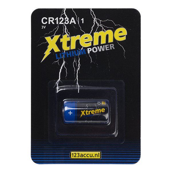 123ink Xtreme Power CR123A Lithium batteri 120-802633C CR123A CR123A/01BC GPCR123AC ADR00066 - 1