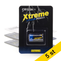 123ink Xtreme Power CR123A Lithium batteri 5st ADR00079