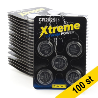 123ink Xtreme Power CR2025 Lithium knappcellsbatteri 100st ADR00068