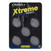 123ink Xtreme Power CR2025 Lithium knappcellsbatteri 5-pack