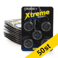 123ink Xtreme Power CR2025 Lithium knappcellsbatteri 50st ADR00057