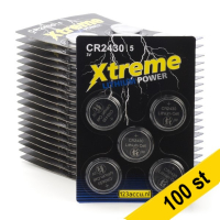 123ink Xtreme Power CR2430 Litium knappcellsbatteri 100st ADR00081 123ink Xtreme Power CR2430 Litium knappcellsbatteri 100st ADR00081