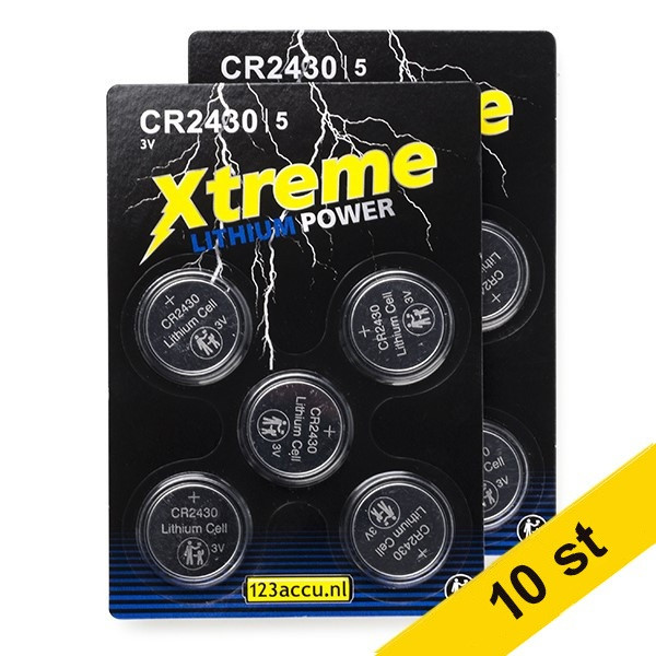 123ink Xtreme Power CR2430 Litium knappcellsbatteri 10st ADR00086 - 1