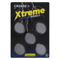 123ink Xtreme Power CR2430 Litium knappcellsbatteri 5-pack $$ CR2430 ADR00065