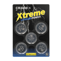 123ink Xtreme Power CR2430 Litium knappcellsbatteri 5st ADR00065 123ink Xtreme Power CR2430 Litium knappcellsbatteri 5st ADR00065