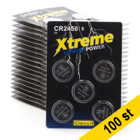 123ink Xtreme Power CR2450 Lithium knappcellsbatteri 100st ADR00084