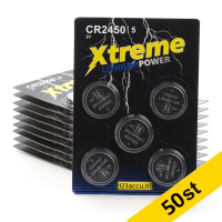 123ink Xtreme Power CR2450 Lithium knappcellsbatteri 50st ADR00085