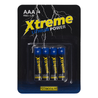 123ink Xtreme Power FR03 AAA batteri | 4-pack AAA FR03 FR03LB4A/10C ADR00067