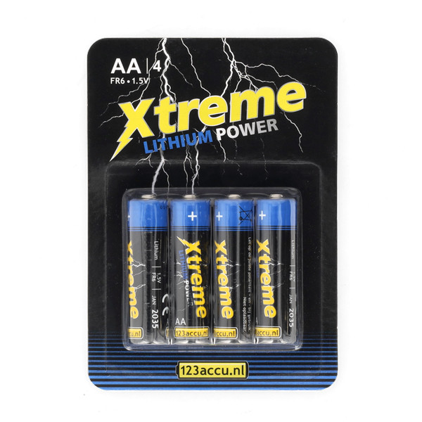 123ink Xtreme Power FR6 AA batteri | 4-pack ADR00063 - 1