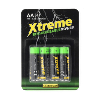 123ink Xtreme Power uppladdningsbara HR6 AA batteri | 4-pack